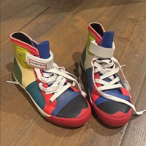 Hunter Multicolor Ankle Boots